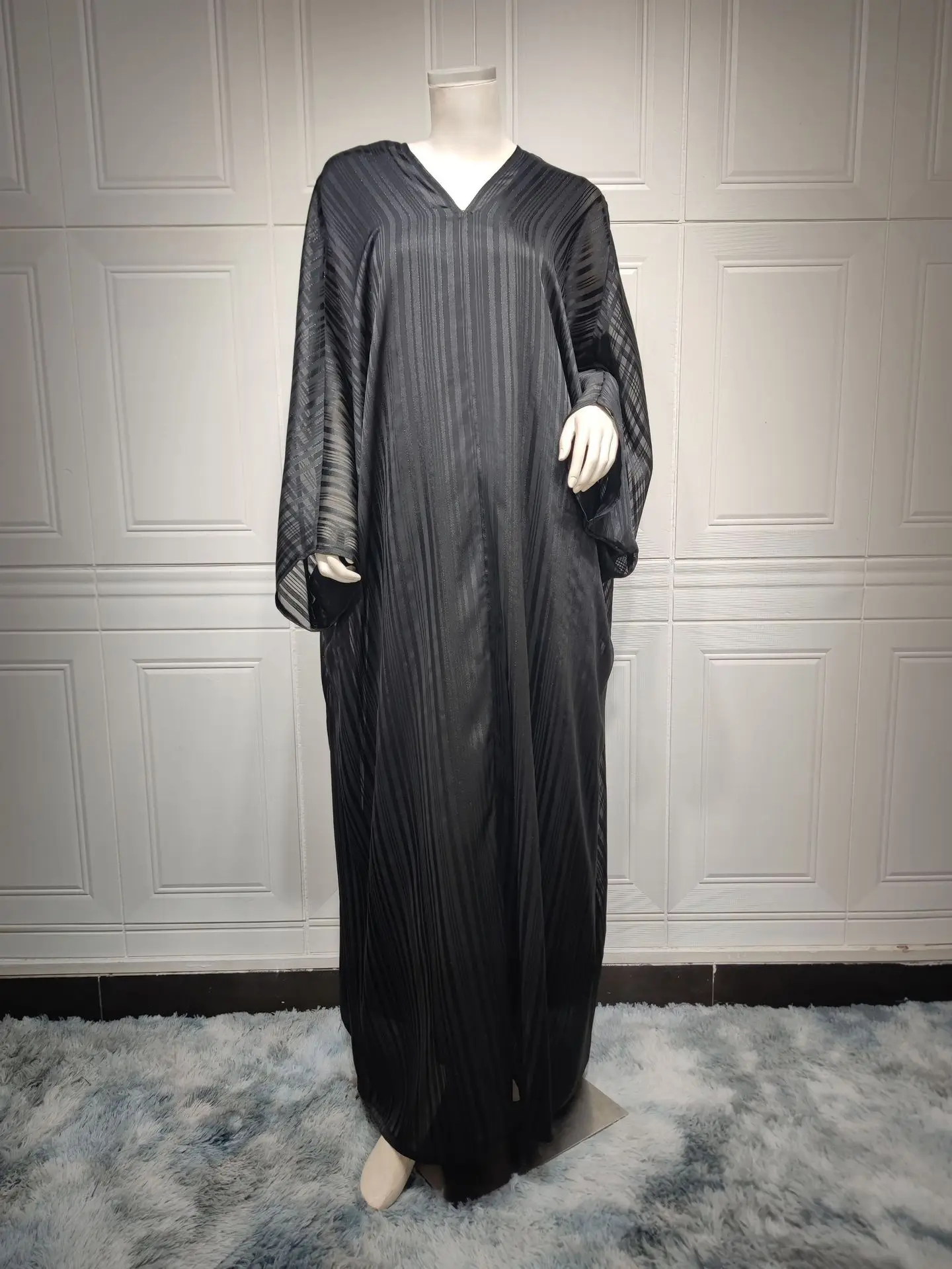 Robe Brillante pour Femmes Musulmanes, Kaftan Dubaï Luxe - image de produit 4