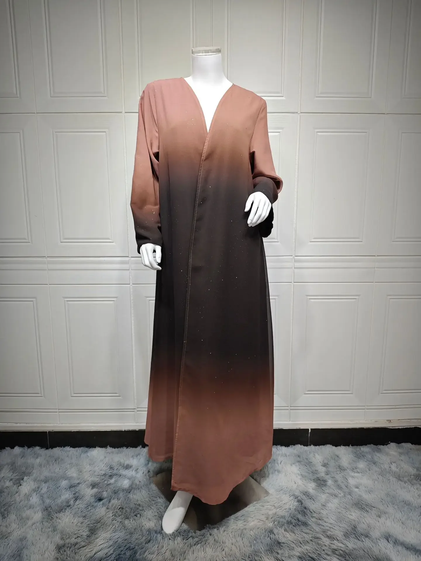 Robe Abaya à Manches Sulfpour Femme Musulmane - Vêtement de Prière Turquie - image de produit 6