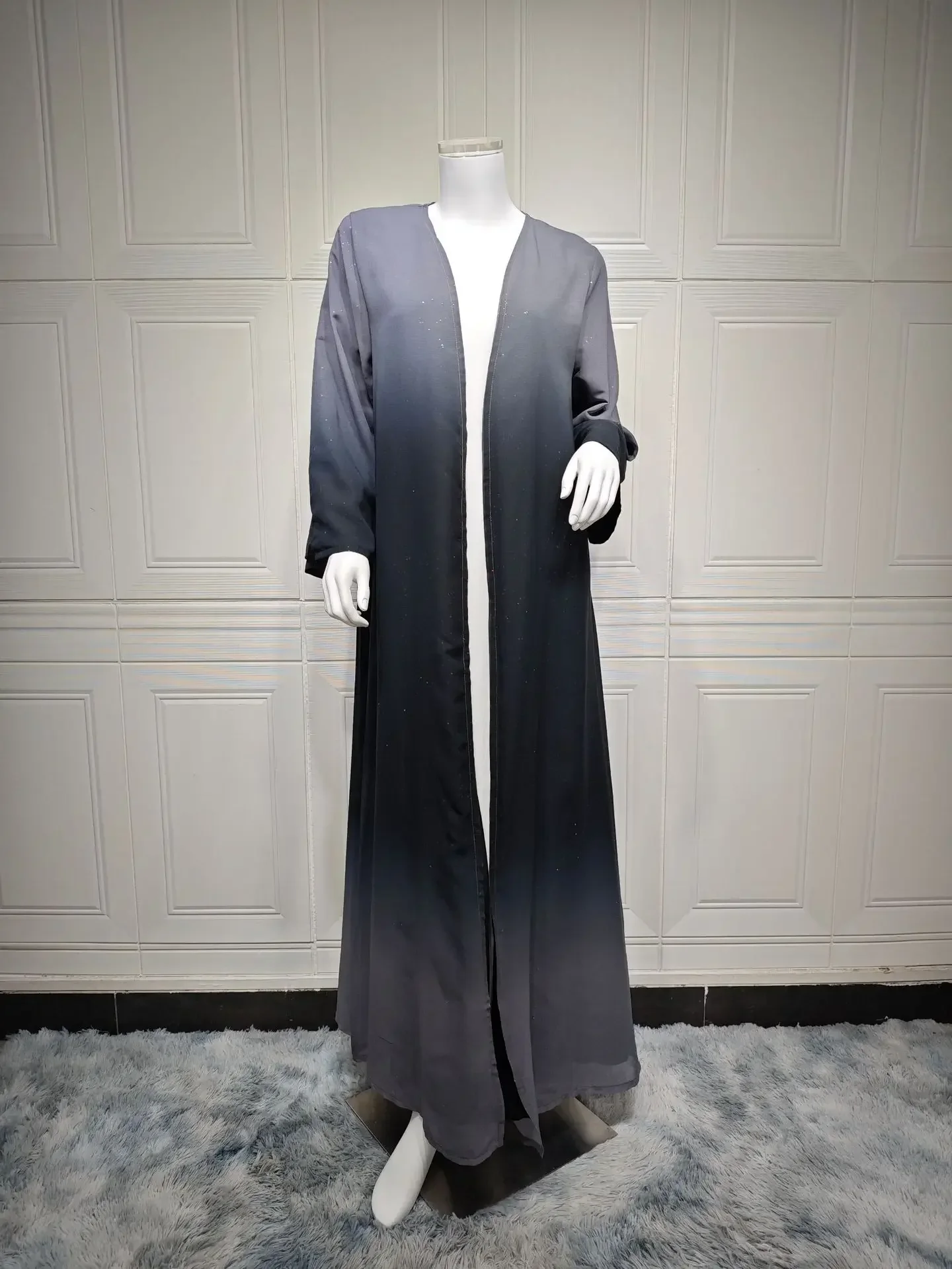 Robe Abaya à Manches Sulfpour Femme Musulmane - Vêtement de Prière Turquie - image de produit 7